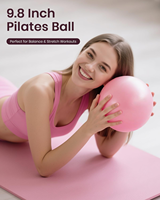 YWTB 2025 Penjualan Terlaris Bola Yoga Gym Pita Peregangan Kain Resistance Band Lingkaran Ajaib Yoga Pilates Ring Set Perlengkapan Kebugaran