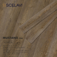 Luxus-Vinyl böden mit Holz prägung Klicken Sie auf SPC Klicken Sie auf Bodenbelag PVC Pisos De Vinilo für Fitness-und Schul anwendungen