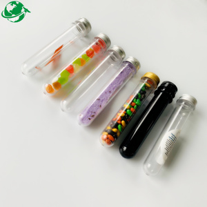 Free sample Low Price Custom smell proof 40ml PET plastic test tube for packaging
