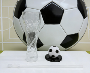 Jarra de Cerveza de Plástico con Forma de Trofeo de la Copa Mundial 2026, 16 oz, Jarra Hércules, Vaso de Cerveza de Plástico Irrompible 3D con Adorno de Fútbol - Product Image 6