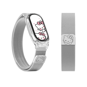Correa de Reloj de Malla Metálica Transpirable de 37 Colores de la <span class=keywords><strong>Serie</strong></span> 70101 Totalmente Nueva para Miband7, Correa Negra de Lujo de 20 mm - Product Image 3