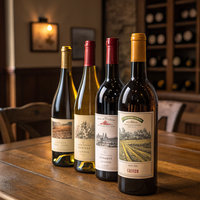 Étiquettes d'emballage de bouteille de vin respectueuses de l'environnement personnalisées pour une décoration de bouteille de vin durable
