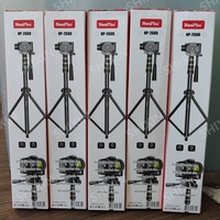 NeePho NP-2688 Tripod Kamera Portabel & Tongsis 2-in-1, Penyangga Siaran Langsung yang Dapat Diperpanjang untuk Smartphone, DSLR