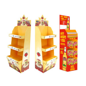 Siêu thị bán lẻ kệ trưng bày các tông Pop hiển thị đứng thực phẩm các loại hạt bánh quy Khoai Tây Chip sô cô la kẹo Snack hiển thị đứng - Product Image 1