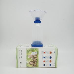 Masque pour enfant en silicone certifié CE, antistatique, pour médicaments pédiatriques, asthme, <span class=keywords><strong>inhalateur</strong></span> <span class=keywords><strong>doseur</strong></span>, espaceur à valve, capacité de 220 cc - Product Image 6