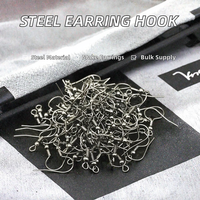 Boucles d'oreilles tendance en acier inoxydable avec perles rondes à ressort pour accessoires de bricolage, apprêts de bijoux, vente en gros, marque CHANGAO, modèle CA271