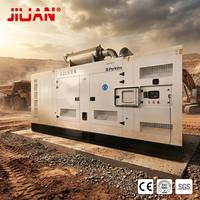 Générateur silencieux Pekins 800kVA 900kVA 1000kVA 1MW pour utilisation industrielle en veille, 50Hz, fonctionnement continu pour les sites miniers et de construction