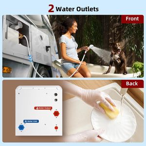 RV Máy nước nóng tankless 65,000 btu-propane Máy nước nóng tức thời, hệ thống theo yêu cầu 12V, ổ cắm nước kép và bộ điều khiển từ xa - Product Image 4
