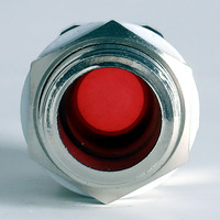 Presse-étoupe antidéflagrant et ignifuge pour câbles, en acier inoxydable, blindé, type barrière composite, compression simple, Zones D, Zone 1, Zone 2