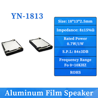 Pabrik YUENENG Kustomisasi YN1813-0801 1813 18*13mm 8Ohm 1W Speaker Dinamis Mini Unit Driver PCB Ultra-tipis untuk Smart Watch