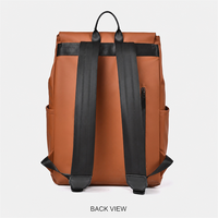 Sac à dos pour ordinateur portable en PU, nouvelle collection tendance, OEM, pour étudiants, hommes, bureau, grande capacité, léger, sac à dos professionnel