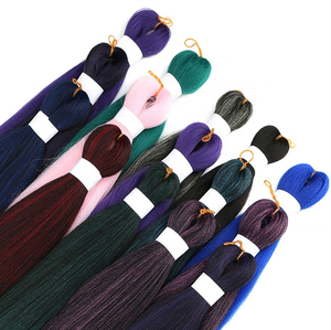 Extension de Cheveux Tressés Pré-étirés 3X Expression, Synthétiques Yaki Ombrés, Tresses EZ Pré-étirées - Product Image 4