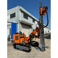 Foreuse rotative DTH à moteur diesel Xingda avec une profondeur maximale de 50 m pour les applications photovoltaïques et de micropiles