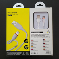Kabel Data USB 2.4A Berkualitas Tinggi Portabel 1M Micro USB V8 Kabel Pengisian Cepat untuk Ponsel Android Universal