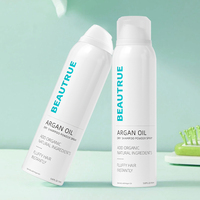 Spray capillaire naturel personnalisé pour cheveux volumineux instantanément, à l'huile d'argan, shampoing sec en poudre