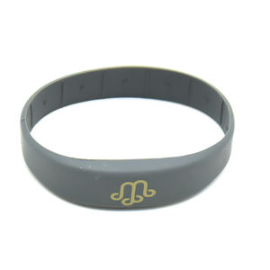 조정 가능한 125Khz 13.56Mhz 실리콘 <span class=keywords><strong>RFID</strong></span> 팔찌 프로그래밍 가능한 NFC 팔찌 미니 태그 지불 T5577 T1K NTAG213 - Product Image 1