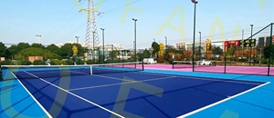 Gazon synthétique de tennis APEX Royal Blue Green, design intégré, pour toutes les surfaces, idéal pour les terrains de tennis de campus et les espaces de loisirs. - Product Image 2