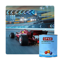 Peinture liquide en aérosol 2K acrylique haute brillance couleur unie pour l'automobile et la marine