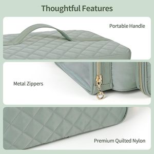 กระเป๋าใส่ของสำหรับพกพา50-70ขวดพร้อมโคมไฟทำเล็บ - Product Image 5