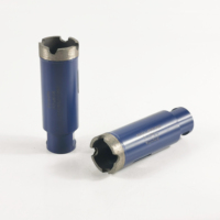Foret diamanté Fullux Premium Diamond Crown Core M14/5/8"-11 pour perçage à sec/humide, durable et longue durée de vie, base à bord continu pour le perçage de trous dans le granit