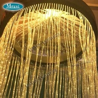 Douche d'angle à cascade en fibre optique ronde de 50 cm, cascade en fibre optique pour la stimulation sensorielle