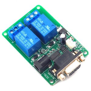 <strong>Module</strong> 2-way Serial <strong>RS232</strong> Relay UART Protocol DB9 <strong>Interface</strong> Remote Controller Switch Intelligent Home Home Automation - Product Image 5