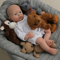 Lifereborn Grosir Boneka Bayi Reborn Nyata Nyata Mainan Lembut Murni Penuh Silikon Boneka Reborn untuk Anak Perempuan Anak Laki-laki