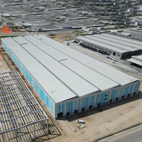 Bâtiment industriel en structure d'acier légère certifiée ASTM avec panneaux isolants et assemblage facile