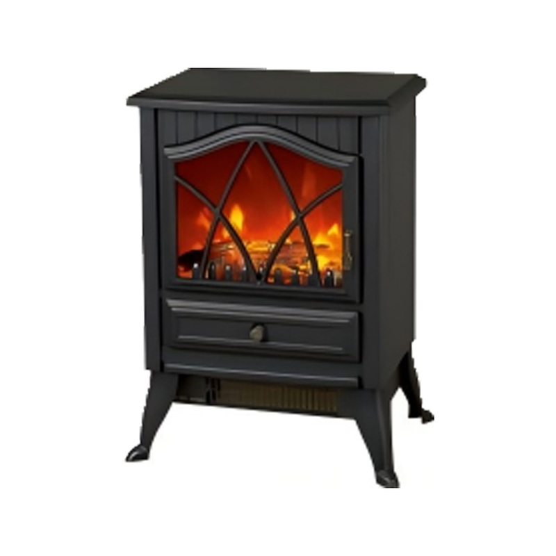 Modern Freestanding Electrical Fireplace Stove LED