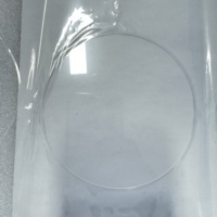 Lente Asférica de Zafiro Artificial de 10 Pulgadas para Reloj, Alta Pureza, Alta Transmitancia, Dureza, Doble Pulido en los Lados, Antiarañazos, AR