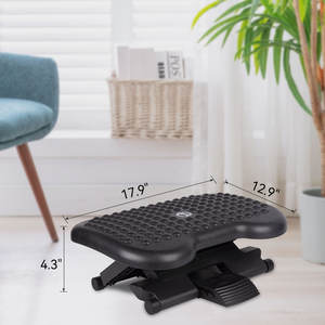 Ergonomische Büro Möbel Höhe Winkel Einstellbare Kunststoff Massage Fußstütze für unter schreibtisch - Product Image 6