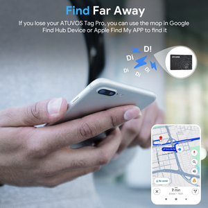 Etiqueta Localizadora Inteligente <span class=keywords><strong>ATUVOS</strong></span>, Precio al por Mayor, Compatible con IOS Find Hub, 100 Conexiones, Recargable, Inalámbrica, GPS - Product Image 5