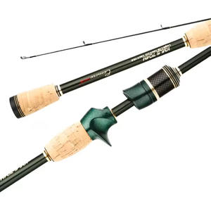 Alpha Ultra Light Carbon Canne à pêche de voyage 4pcs Cork Hands Casting Fishing Rods for Foldable Backpacker Kit - Product Image 3