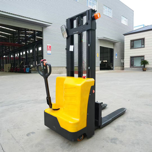 <strong>Electric</strong> <strong>Pallet</strong> <strong>Stacker</strong> Lifter 1.5 Ton 2 Ton Capacity 1.6m-3.5m Walkie <strong>Rider</strong> with <strong>Electric</strong> <strong>Stacker</strong> Forklift - Product Image 1
