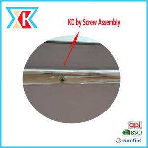 DIA70CM ronda superior de acero inoxidable Mesa Bistro con Base de aluminio - Product Image 5