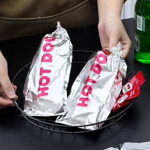 ถุงบรรจุภัณฑ์อาหารแบบใช้แล้วทิ้งสำหรับฮอทดอก อาหารเช้า ปาร์ตี้บาร์บีคิว ทำจากอลูมิเนียมฟอยล์แบบกำหนดเอง รีไซเคิลได้ เป็นมิตรกับสิ่งแวดล้อม ขายส่ง - Product Image 3