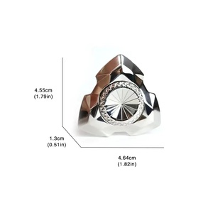 Spinner Antiestrés Clásico de Acero Inoxidable Pulido - Juguete Giratorio de Metal para Aliviar la Ansiedad en Adultos, Edades 14-18, Regalo para Hombres - Product Image 6