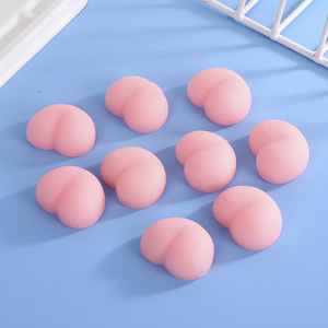 TikTok Hot-selling Super <b>Cute</b> Shin-chan Butt Squeeze Stress Relief Venting Soft Rubber Car Bumper Phone Case Accessories for - Product Image 1