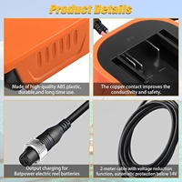 Adaptateur de moulinet de pêche pour batterie Li-ion Dewalt 20V 60V, convertisseur en chargeur pour Daiwa 1000 750 Seaborg 500MJ 400 300MJ Leobritz