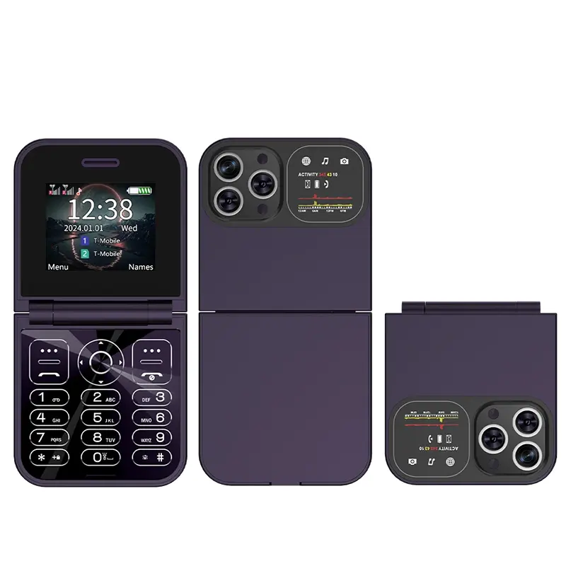 F15 मिनी नया मिनी फ्लिप मोबाइल फोन डुअल सिम कार्ड 2जी जीएसएम 2.0 इंच स्क्रीन स्पीड डायल मैजिक वॉयस टॉर्च एफएम छोटा फ्लिप फोन