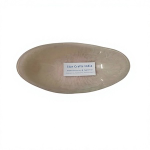 Forma ovalada, nueva mejor oferta, producto de resina, vajilla para servir, cuenco de sopa, cuenco de fruta decorado, cuencos de decoración de boda - Product Image 1