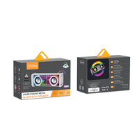 Haute qualité Oneday AE05 lumière multicolore LED Double son Mecha Blue Tooth Speaker étanche sans fil Blue Tooth Speaker
