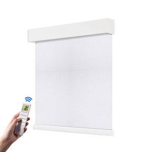 Stores occultants blancs taille personnalisée système de levage manuel à ressort <span class=keywords><strong>sans</strong></span> perçage stores enrouleurs et stores <span class=keywords><strong>sans</strong></span> fil résistants à l'huile - Product Image 1