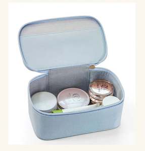 Étui Chic en PU avec Fermeture Éclair, Organisateur de Maquillage, Trousse de Beauté Chic, Boîte de Rangement pour Bijoux, Petite Trousse Cosmétique Style Femme, OEM Disponible - Product Image 4