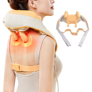 8D Nacken-und Schulter-Rücken <span class=keywords><strong>massage</strong></span> gerät Shaiatsu Beruhigende Hitze Tiefes Gewebe Muskels ch merzen Linderung Bauch <span class=keywords><strong>massage</strong></span> Schal <span class=keywords><strong>Massage</strong></span> gerät - Product Image 2