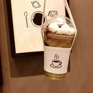 ถุงผ้าแคนวาสขนาดเล็กพกพาสะดวกสำหรับใส่แก้วไวน์ นม ชา กาแฟ พร้อมพิมพ์โลโก้รักษ์โลก - Product Image 2