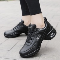 Chaussures de danse pour femmes, grande taille, transfrontalières, rembourrées, avec tige en polyuréthane, semelle extérieure en EVA, talon bas – Chaussures de marche sportives et décontractées