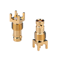 Contacts en laiton connecteur RCA adaptateur mâle prise 50A courant nominal prise de borne Audio montage sur panneau PCB pour Applications coaxiales
