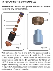 Buse de consommable de découpe au plasma 110-130A 2721 pour Cp162 buses de Machine de découpe au plasma de vente supérieure - Product Image 5