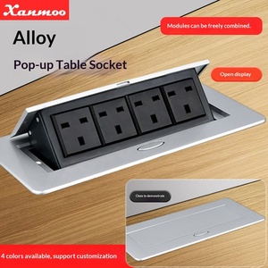 <span class=keywords><strong>Prise</strong></span> de bureau encastrée multi-interface escamotable, <span class=keywords><strong>prise</strong></span> de courant multifonctionnelle à usage commercial, <span class=keywords><strong>prise</strong></span> de table standard britannique - Product Image 4